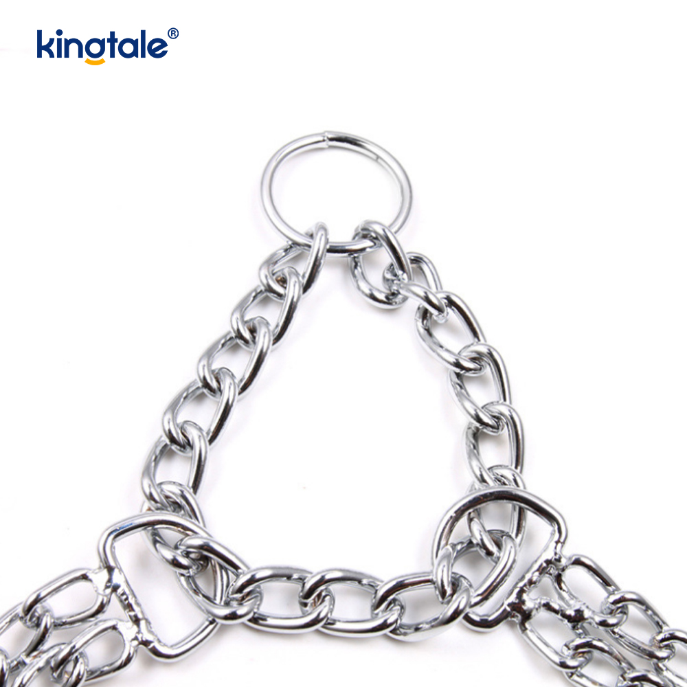 Collares de cachorro martingala de entrenamiento con enlace deslizante de Metal para perros resistentes