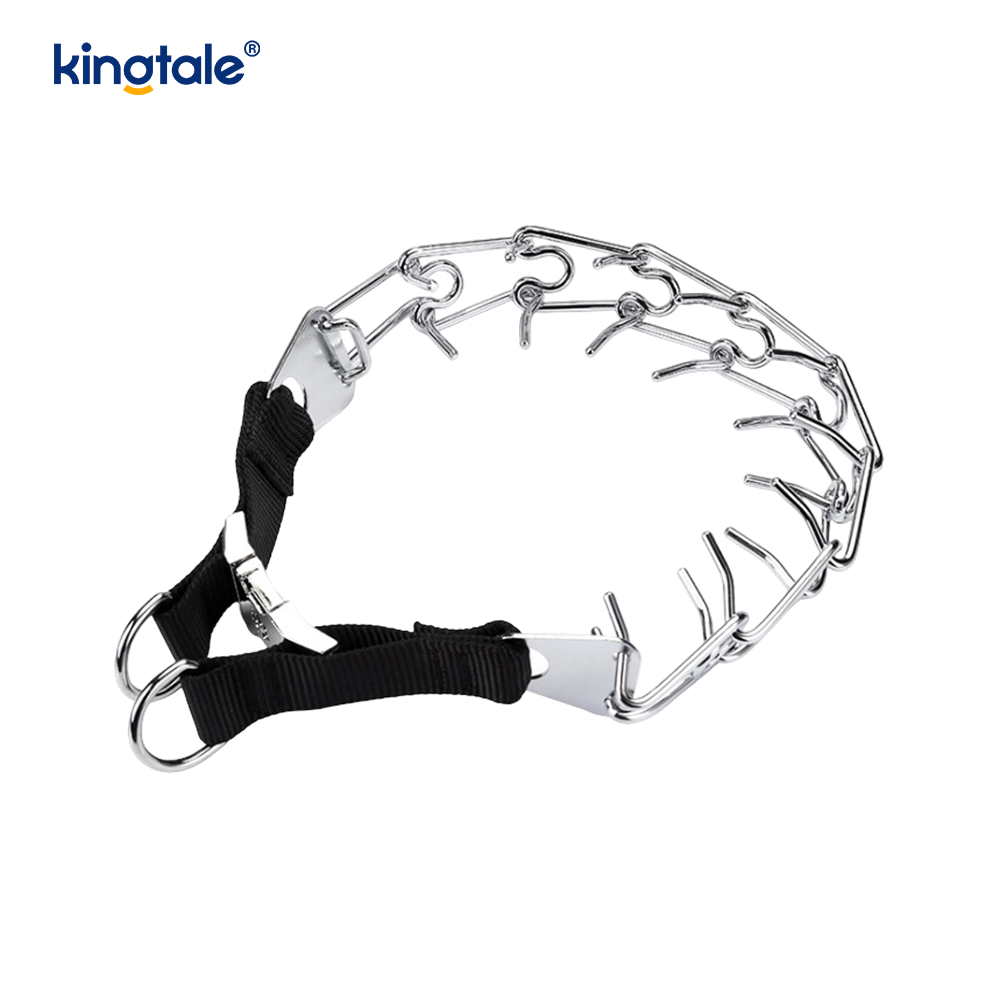 Collar de punta para perros grandes Collar de pellizco para perros Collar de gargantilla para mascotas