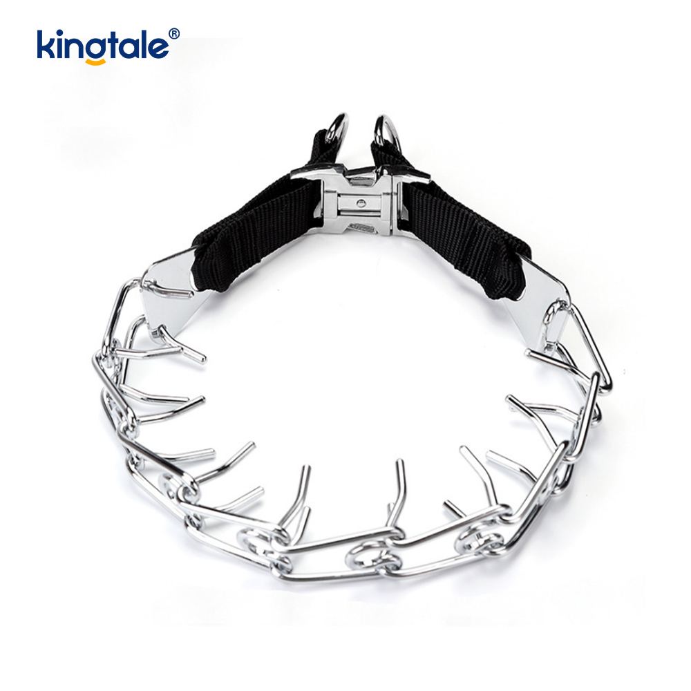 Collar de punta para perros grandes Collar de pellizco para perros Collar de gargantilla para mascotas