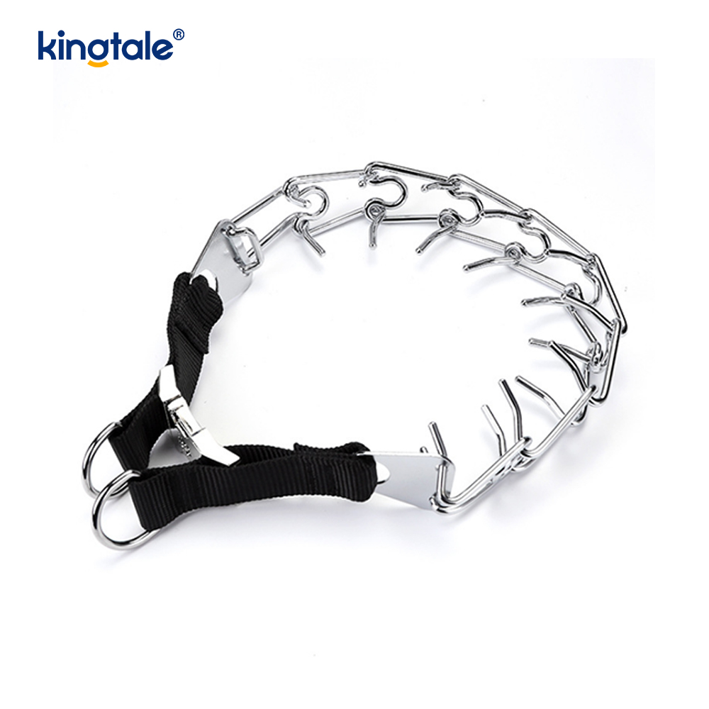 Collar de punta para perros grandes Collar de pellizco para perros Collar de gargantilla para mascotas