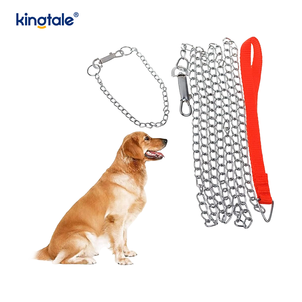 Cadena extrafina para perro, correa para cachorro, cadena de plomo para entrenamiento