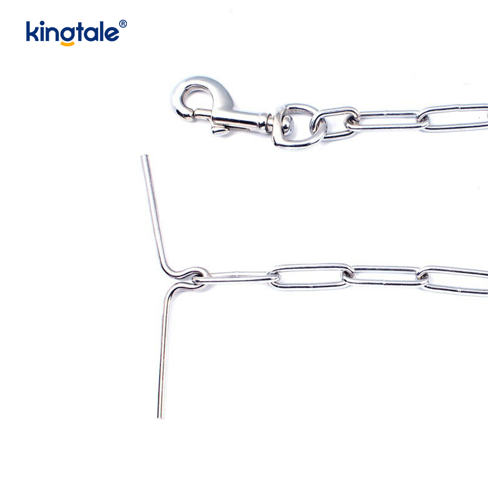 Cadenas para perros resistentes para cables de amarre exteriores para perros pequeños y medianos