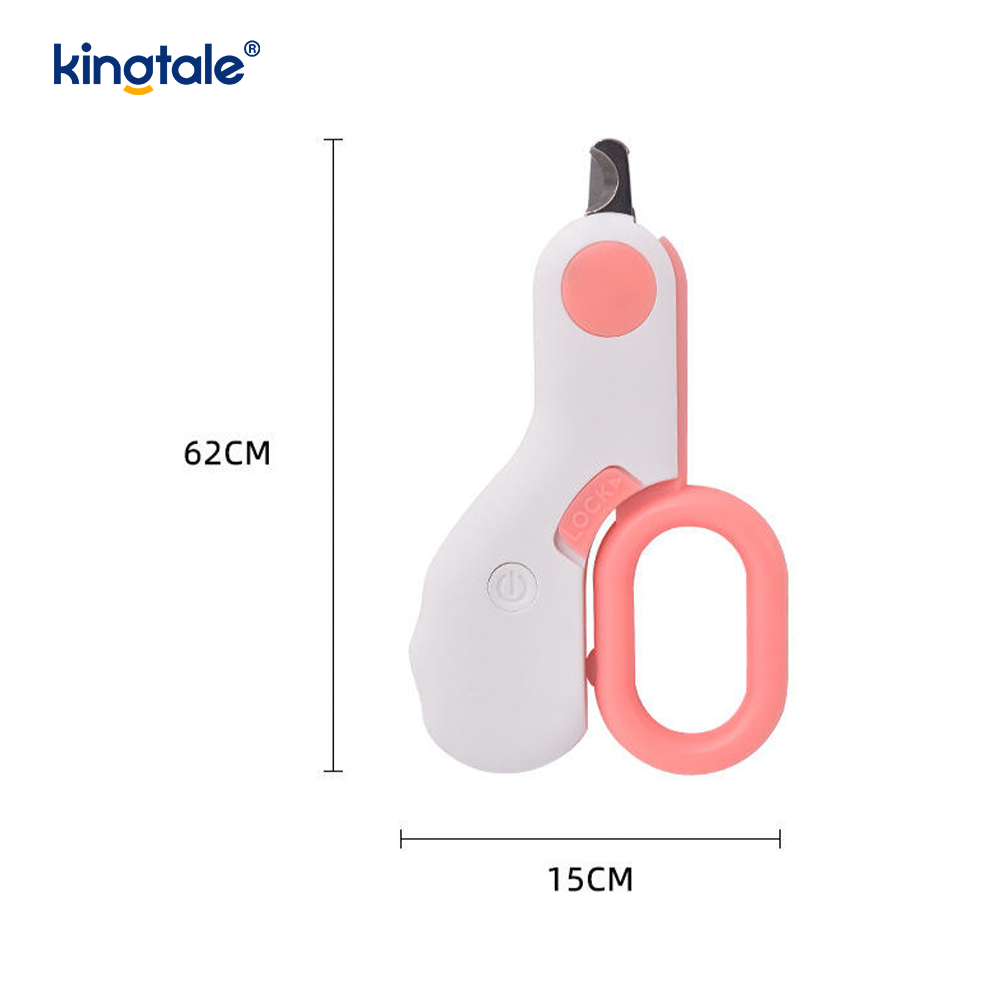 Cortauñas para gatos, cortaúñas de acero inoxidable para peluquería canina, GGadgets con LED
