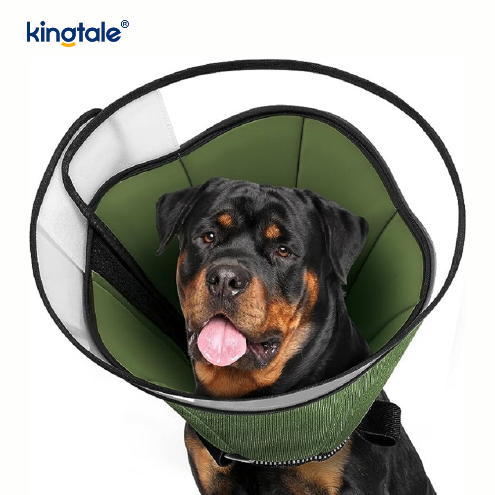 Collar de nailon Simple clásico para recuperación de perros, alternativa duradera para cono de mascota después de la cirugía