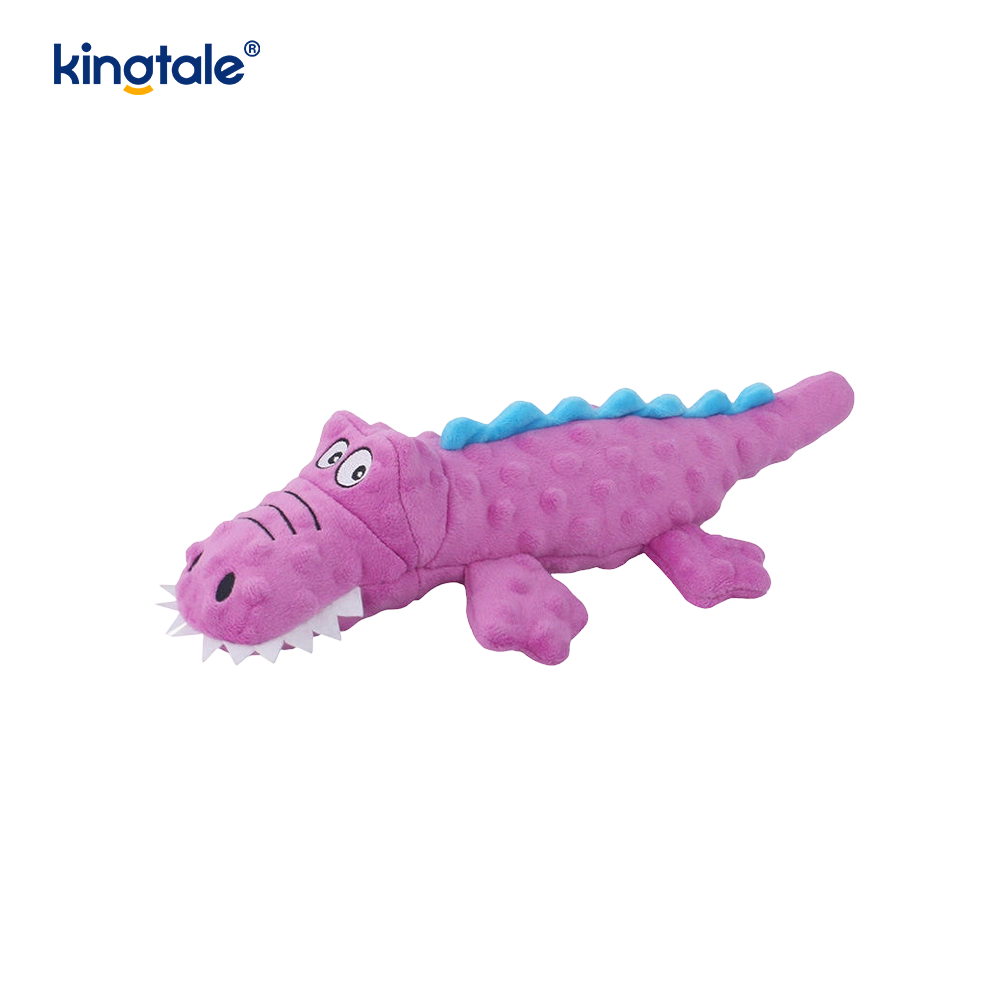 Juguete de peluche de cocodrilo Pet Squeak para limpiar los dientes