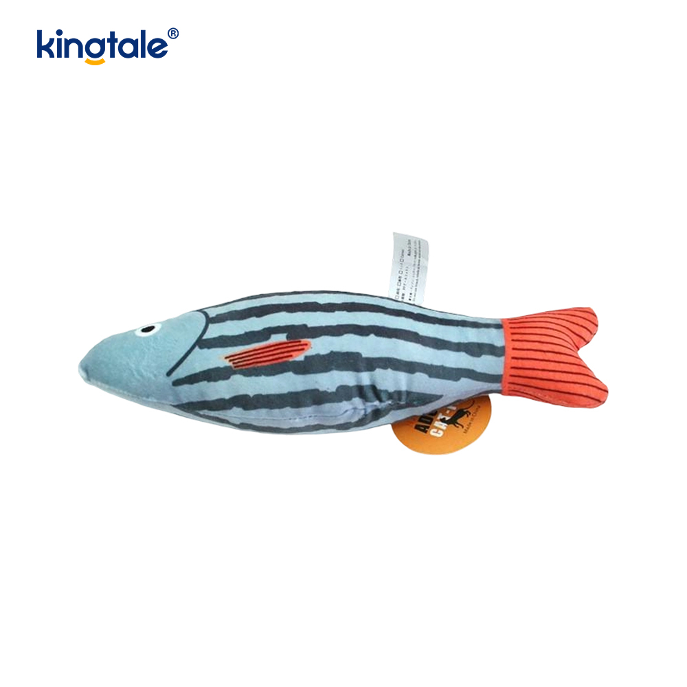Juguetes para gatos con hierba gatera, duraderos y chirriantes, con varios peces realistas