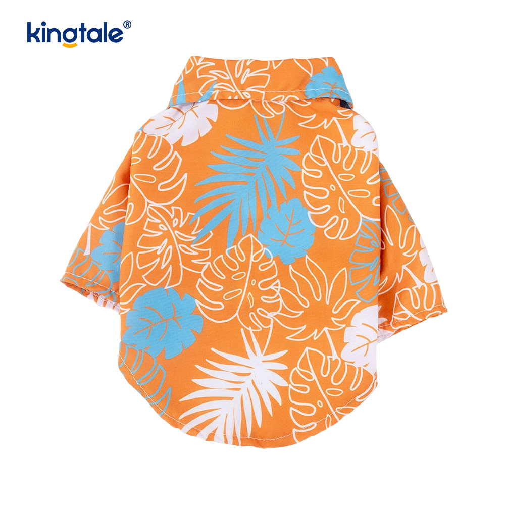 Camisas estilo hawaiano camisetas para perros verano playa ropa para perros gato traje camisa